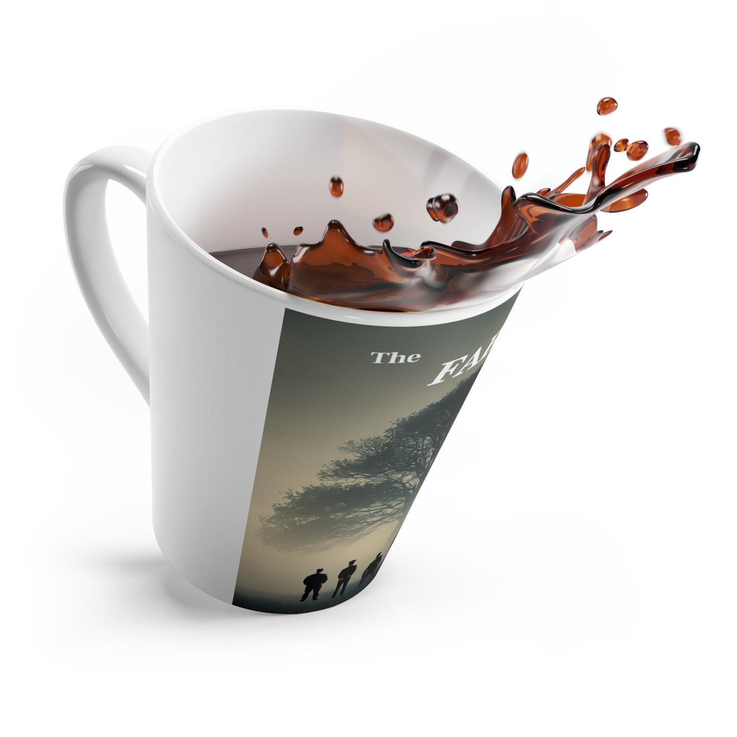 The FAB 5 mug, to remind you every day of everything YOUR capablr of...Latte Mug — 'The FAB 5' Tree Silhouette Coffee Cup | Inspirational Friendship Gift